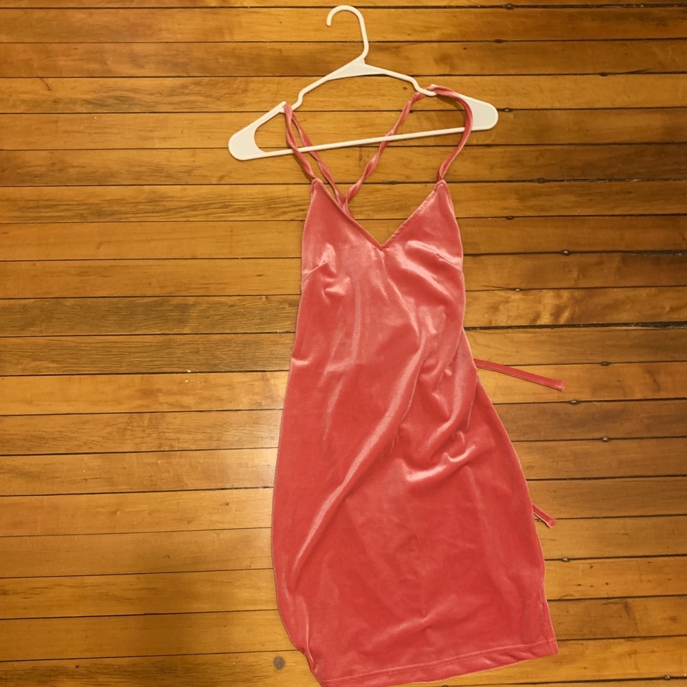 Velvet-like dress